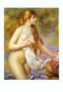 Pierre Renoir Bather with Long Hair oil painting